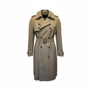 NWT Polo Ralph Lauren Trench Coat Womens Sz 14 Beige Double Breasted Belt Jacket